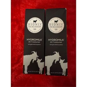 Hydromilk 24-7 goat milk and squalene moisturizer bundle